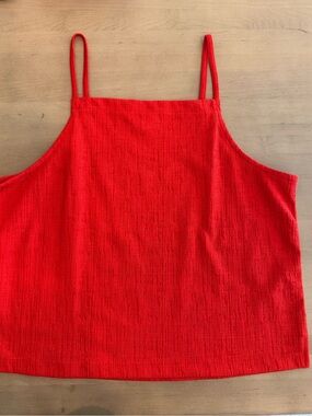 Madewell Red Thin Strap Tank Top - Women's XL